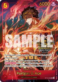 Portgas.D.Ace (Japanese Version 3rd Anniversary Set) #ST15-005