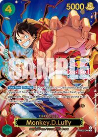 Monkey.D.Luffy (Red Bull Double Don!!) (Winner) (Textured) #PRB02-005