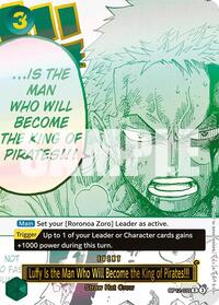 Luffy Is the Man Who Will Become the King of Pirates!!! (Japanese Version 3rd Anniversary Set) #OP12-039