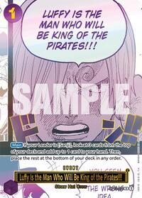 Luffy Is the Man Who Will Be King of the Pirates!!! (Japanese Version 3rd Anniversary Set) #OP12-079