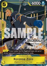 Roronoa Zoro (113) (Regionals Finalist Card Set 26-27) #OP07-113