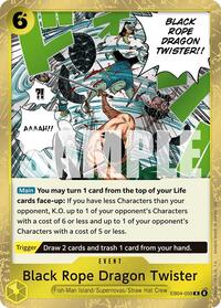 Black Rope Dragon Twister #EB04-059