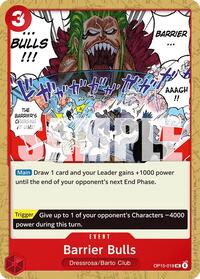 Barrier Bulls #OP15-019