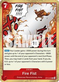 Fire Fist #OP15-020