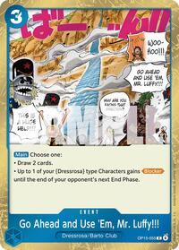 Go Ahead and Use 'Em, Mr. Luffy!!! #OP15-055