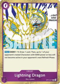 Lightning Dragon #OP15-077