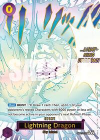 Lightning Dragon (Alternate Art) #OP15-077