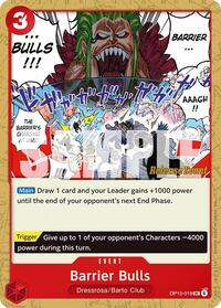 Barrier Bulls #OP15-019