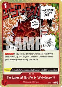 The Name of This Era Is "Whitebeard"!! (Parallel) #ST30-015