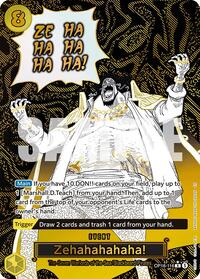 Zehahahahaha! (Alternate Art) #OP16-116