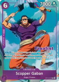 Scopper Gaban (CS 26-27 Finalist Card Set Vol.1) #OP13-067