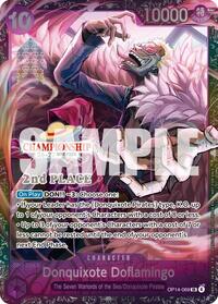 Donquixote Doflamingo (CS 26-27 2nd Place Trophy Card) #OP14-069