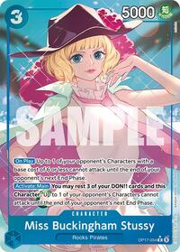 Miss Buckingham Stussy (Alternate Art) #OP17-054