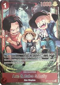 Ace & Sabo & Luffy (English Version 3rd Anniversary Set) #OP13-007