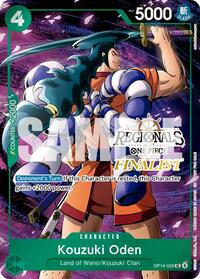 Kouzuki Oden (Regionals Finalist Card Set 26-27 Vol.2) #OP14-026