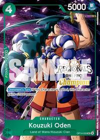 Kouzuki Oden (Regionals Champion Card Set 26-27 Vol.2) #OP14-026