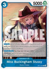 Miss Buckingham Stussy #OP17-054