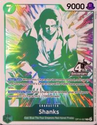 Shanks (4th Anniversary Treasure Campaign Pack) #OP14-027