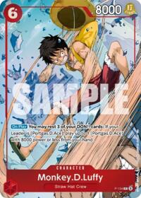 Monkey.D.Luffy (Premium Card Collection -Flame-Flame Fruit Coliseum Edition-) #P-154