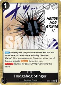 Hedgehog Stinger #EB05-048