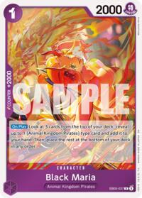 Black Maria (Alternate Art) #EB05-037