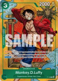 Monkey.D.Luffy (P-108) (Mini Case Set Vol. 3 Sunohara Artwork) #P-108