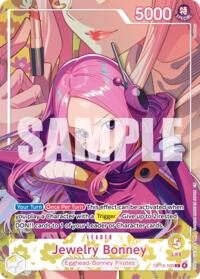 Jewelry Bonney (100) (Heroine Leader) #OP13-100