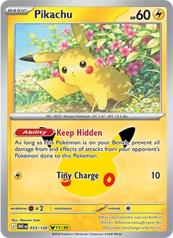Pikachu #033