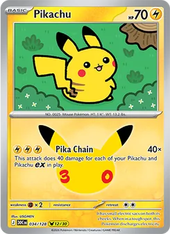 Pikachu #034