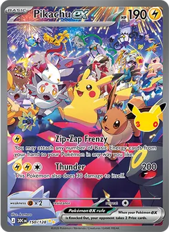 Pikachu ex #150