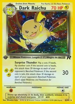 Dark Raichu #83