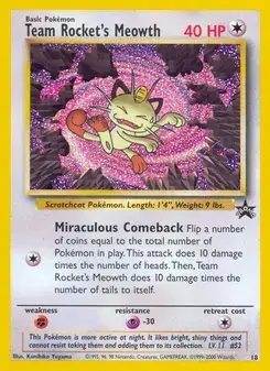 Team Rocket's Meowth #18