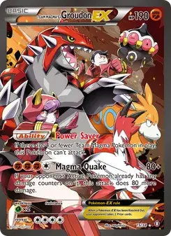 Team Magma's Groudon EX #15