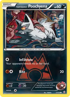 Team Magma's Poochyena #17