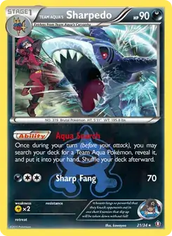Team Aqua's Sharpedo #21