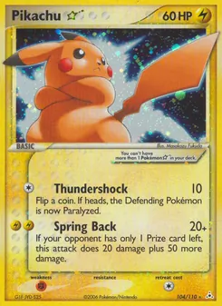 Pikachu Star #104