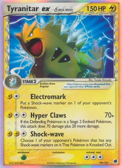 Tyranitar ex δ #99
