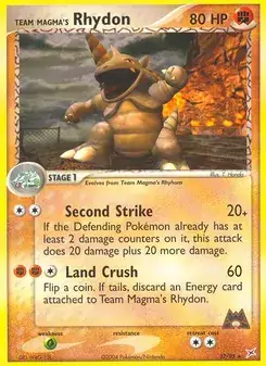 Team Magma's Rhydon #22