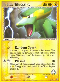 Team Aqua's Electrike #27
