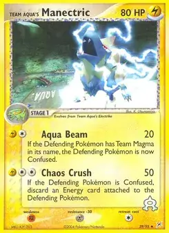 Team Aqua's Manectric #29