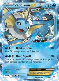 Vaporeon EX #24