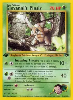 Giovanni's Pinsir #24