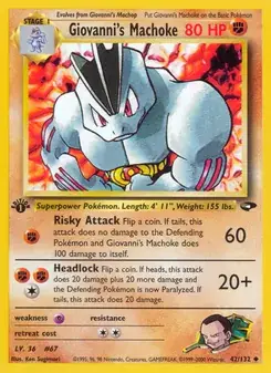 Giovanni's Machoke #42