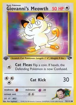 Giovanni's Meowth #74