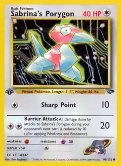 Sabrina's Porygon #98