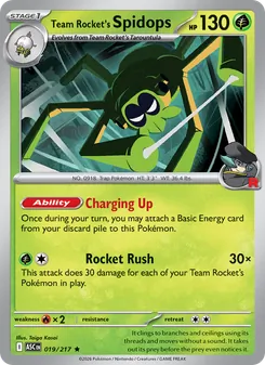 Team Rocket's Spidops #019