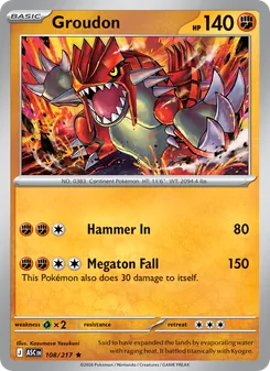 Groudon #108