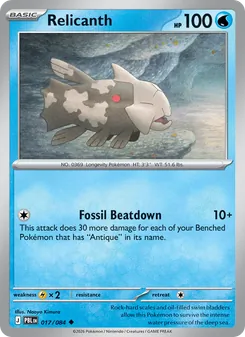 Relicanth #017