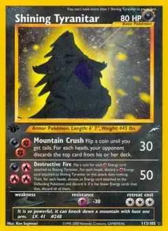Shining Tyranitar #113