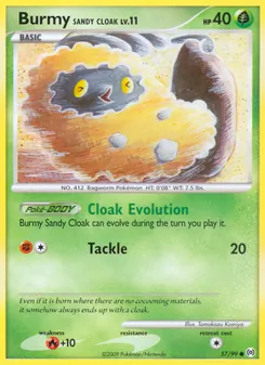 Burmy Sandy Cloak #57
